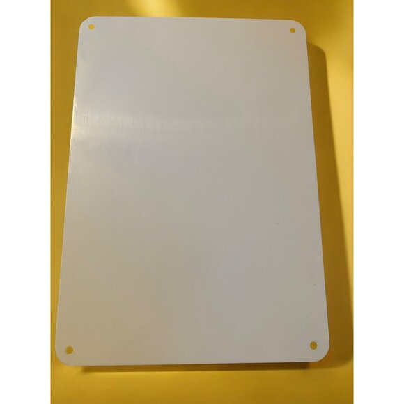 No Soliciting Metal Sign 7"x10" New - Picture 2 of 4